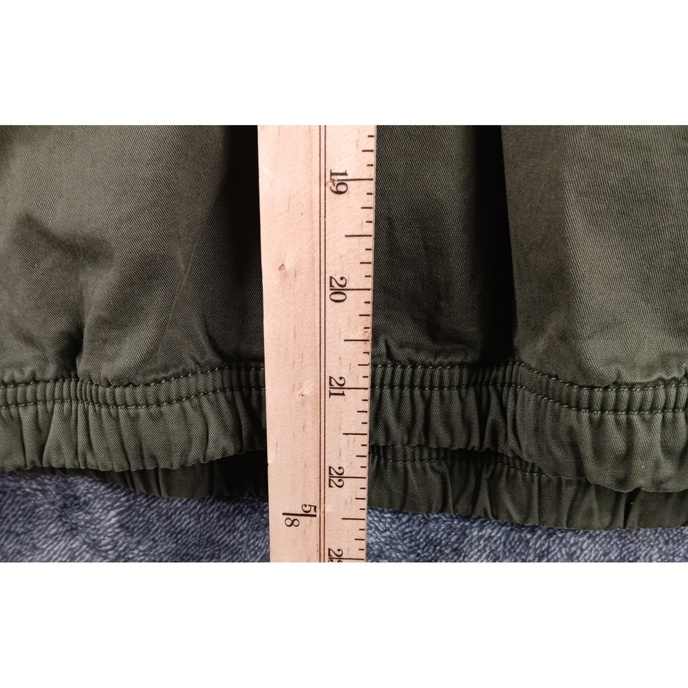 So Olive Green Hooded Anorak Jacket Long Sleeve Pullover Drawstring Women's - Picture 7 of 7